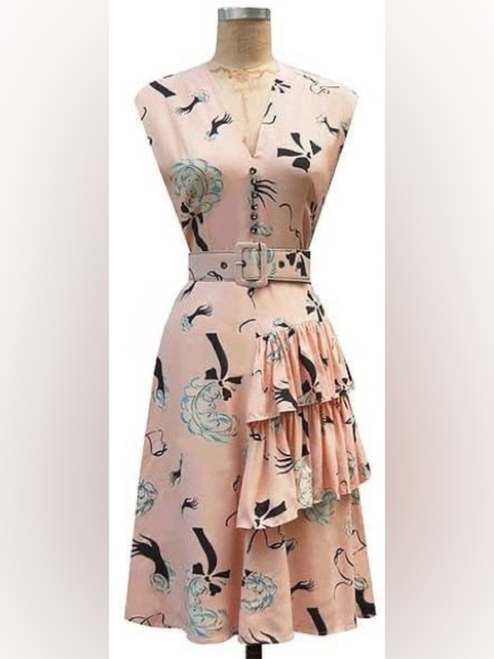 Trashy Diva Slap and Tickle Pink Sadie Dress Sz 2 EUC